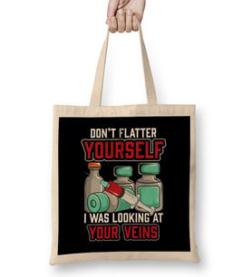 Don t Flatter Yourself I Was Looking At Your Veins Bez Çanta Uzun Saplı
