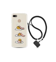 General Mobile Gm8 Go Kılıf Desenli Silikon Boyun Askılı Sweety Egg 1322