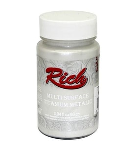 Rich Multi Surface Titanium Metalik Boya 90 cc. 2500 İNCİ 