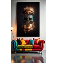 ASİ MODERN SANAT V1 Ev Duvar Salon Güzellik Salonu Ofis Dükkan Dekarasyon Kanvas Tablo (Çok Renkli)