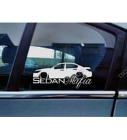 Accord sedan 2008-2012 8th Kelebek Cam Araba oto Sticker 19 cm 2 Adet
