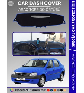 DACIA LOGAN 1 (2004-2012) Torpido Örtüsü Ön Göğüs Koruma Torpido Koruma Çatlamayı Engeller Tam Uyum