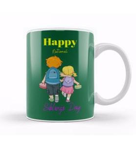 Happy Siblings Day 2021 Kupa Bardak Porselen
