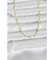 CM 14K Gold Renk Ezme Zincir 60 cm Kadın Kolye 5886 - EEEEEE9045-1883