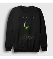 Presmono Unisex Siyah Poster Film Hr Giger Alien Sweatshirt 486657tt