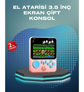 3.5 İnç Lcd Ekranlı 666 Oyunlu Taşınabilir Retro Oyun Konsolu