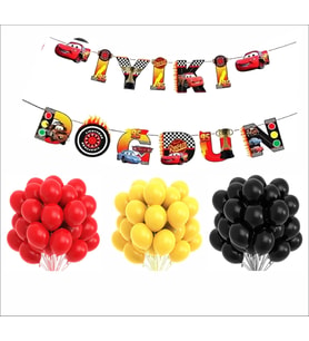 ARABALAR TEMALI MİNİ DOĞUM GÜNÜ SETİ