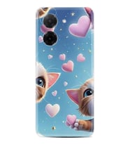 Xiaomi Redmi A5 4G Kılıf Boutique Baskılı Resimli Kalp ve Kedi Pcode -035
