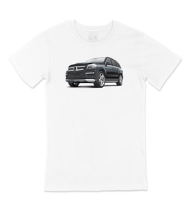 Siyah Suv Araba Tişört