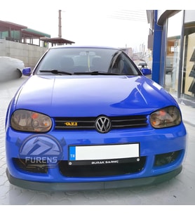 Volkswagen Golf 4 1997-2003 Uyumlu H lip Esnek Ön Lip 2 Parça Karlık Ön Ek Tampon Altı Dil
