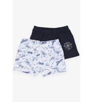 Breeze Erkek Çocuk Boxer 2 li Gökyüzü Temalı Uçak Desenli 1-12 Yaş, Karışık Renk