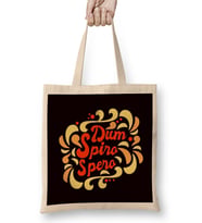 Latin Phrase Language Dum Spiro Spero Education Motivation Bez Çanta Uzun Saplı