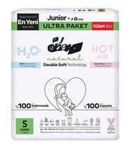 Natural Double Soft Külot Bez Ultra Paket 5 Beden 78 Adet