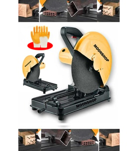 Moonshop 2000 W Profesyonel 355 mm Metal Profil Kesme Makinası Kesme Taş Hediyeli Ürün.