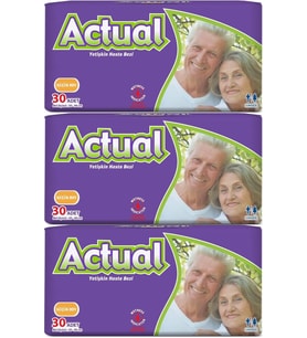 Actual Yetişkin Hasta Bezi Bel Bantlı S - Small - Küçük 90 Adet (3PK*30)