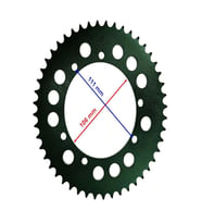 Cross Kuba Black Cat Arka Dişli 428-48T İç 106 Mm 6 Delikli Öm