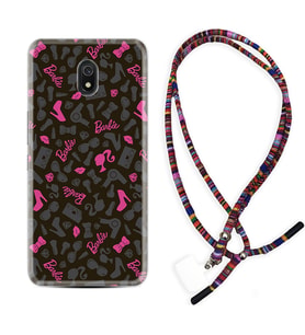 Xiaomi Redmi 8A 8 Pro 9C 9T 10C 11T Pro Kılıf Boyun Asklı Rasta Silikon Barbie and Shoes 1413