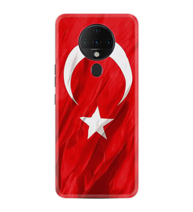 Tecno Spark 6 Kılıf Resimli Silikon Kılıf Şanlı Türk Bayrağı 4 1401