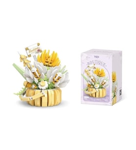 VAGONLIFE PANLOS YKO P1089 ÇİÇEK BUKETİ 517 PARÇA BLOCK OYUNCAK 6+