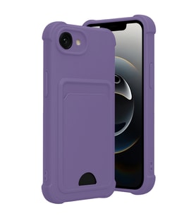 iPhone 16e Kelvin Kartvizitli Silikon - Lila