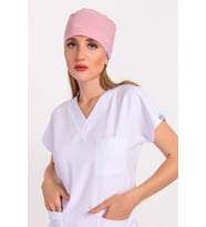 Açık Pudra Renk Doktor Hemşire Hastane Aşçı Şef Cerrahi Bone