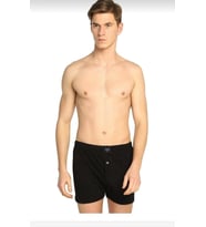 TUTKU 0117 ERKEK PENYE DÜZ BOXER 12 ADET (Siyah)