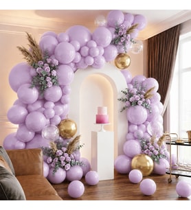 Lila Renk Lateks Metalik Balon (30 cm) - 100 Adet