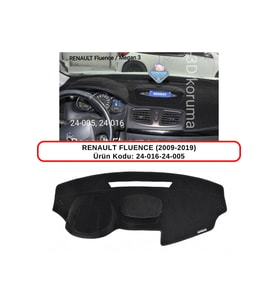 Renault Fluence (2009-2019) Torpido Koruması / Halısı / Örtüsü