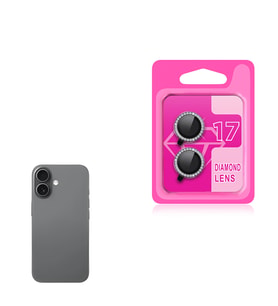 Apple iPhone 17 Uyumlu Zore CL-06 Kamera Lens Koruyucu (Gri)