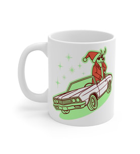 Cool Christmas Car Enthusiast Coffee Mug  - Komik Hediye Kupa  Ofis Arkadaşına Harika Hediye