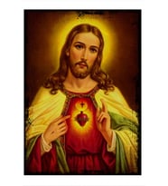 ekart Hz İsa Jesus  Model Ahşap Tablo 15cmX 22cm