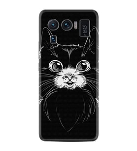 Xiaomi Mi 11 Ultra Kılıf Resimli Desenli Silikon Platinium Series Komik Kedi 1863