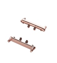 Samsung Galaxy Fit 3 Uyumlu Metal Kordon Dönüştürücü (Rose Gold Altın)