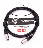 Madison Mikrofon Kablosu 3 Metre- SİYAH