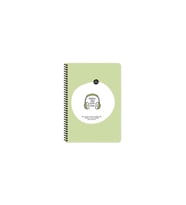 Keskin Hisli Şeyler A4 Çizgili Spiralli Stickerli Defter Dinlenmek İstiyorum 80Yp