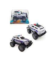 Sürtmeli Polis Jeep - Mavi Su Dünyası (Beyaz)