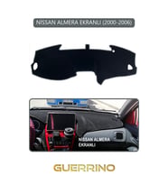 NİSSAN ALMERA EKRANLI 2000-2006TORPİDO KORUMA HALISI GRİ KENAR