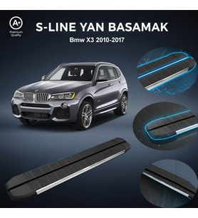 Bmw X3 S-Line Premium Krom Yan Basamak   2010-2017