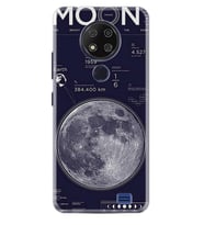 Reeder P13 Blue Max 2020 Kılıf Desenli Silikon Astronot Moon