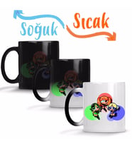 Powerpuff Girls 03 Sihirli Kupa Bardak Porselen