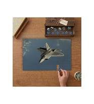 Gökyüzünde Savaş Uçağı Tasarımı 240 parça Ahşap Puzzle Ahşap Kutuda MP09979