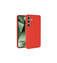 Northcity Samsung Galaxy S24 FE Uyumlu Kılıf Nano içi Kadife Silikon - Kırmızı