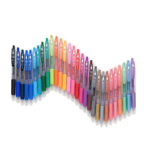 Zebra Sarasa Clip Jel Mürekkepli Roller Kalem Seti 0.7 mm. 20 Renk