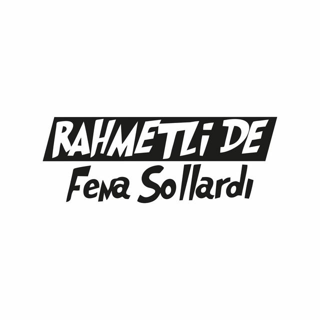 Rahmetli de Fena Sollardı Araba Sticker siyah 17x6 CM (Siyah)