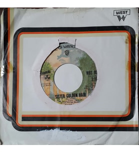 Burbank,Home Of Warner Bros.Records Sister Golden Hair 45lik Plak (Karışık)