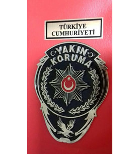 YAKIN KORUMA CÜZDAN ROZETİ (METAL)-SATIN/AL,YAKIN KORUMA KIMLIK KARTLI PERSONELE SATILIR.-SIVILE SATILMAZ