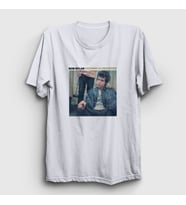 Presmono Unisex Beyaz Highway 61 Revisited Bob Dylan T-Shirt 301468tt