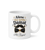 Damat İçin Kişiye Özel Esprili Baskılı Kupa Bardak Aile Hediyesi