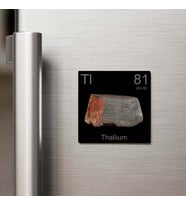 Thallium (Talyum) Elementi – Buzdolap Magneti – 9x9 cm