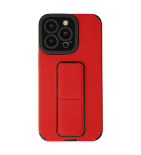 İphone 13 Kılıf Mega Standlı - Kırmızı